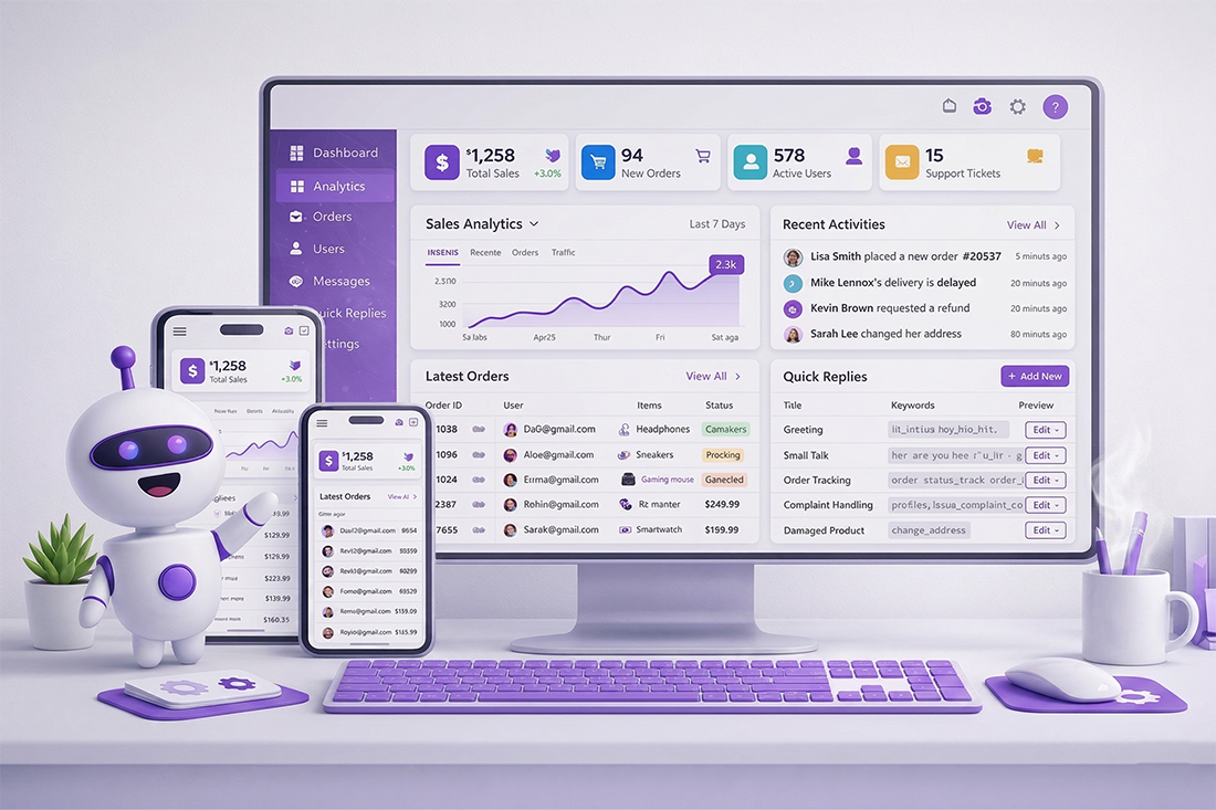 veltez AI admin settings page